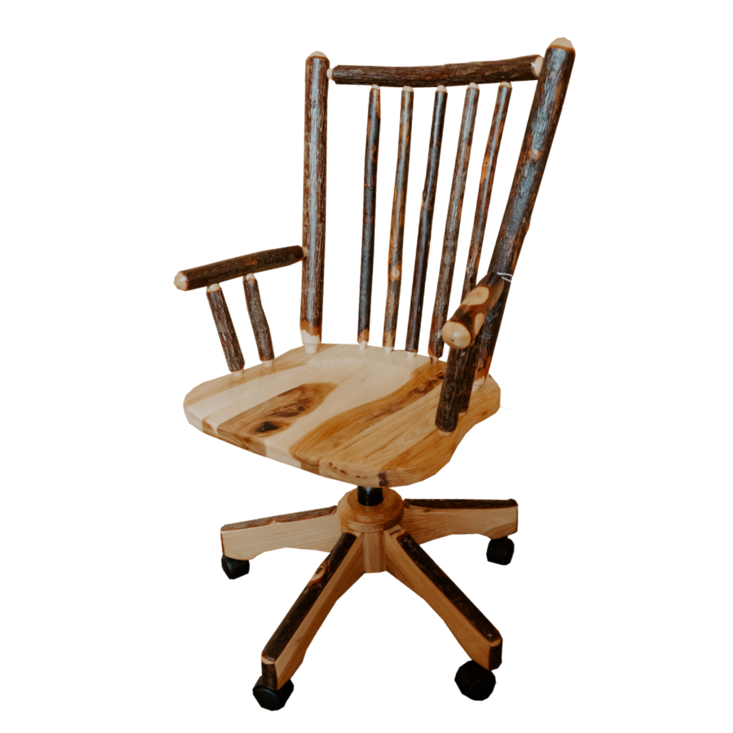 Office chair sales wood back